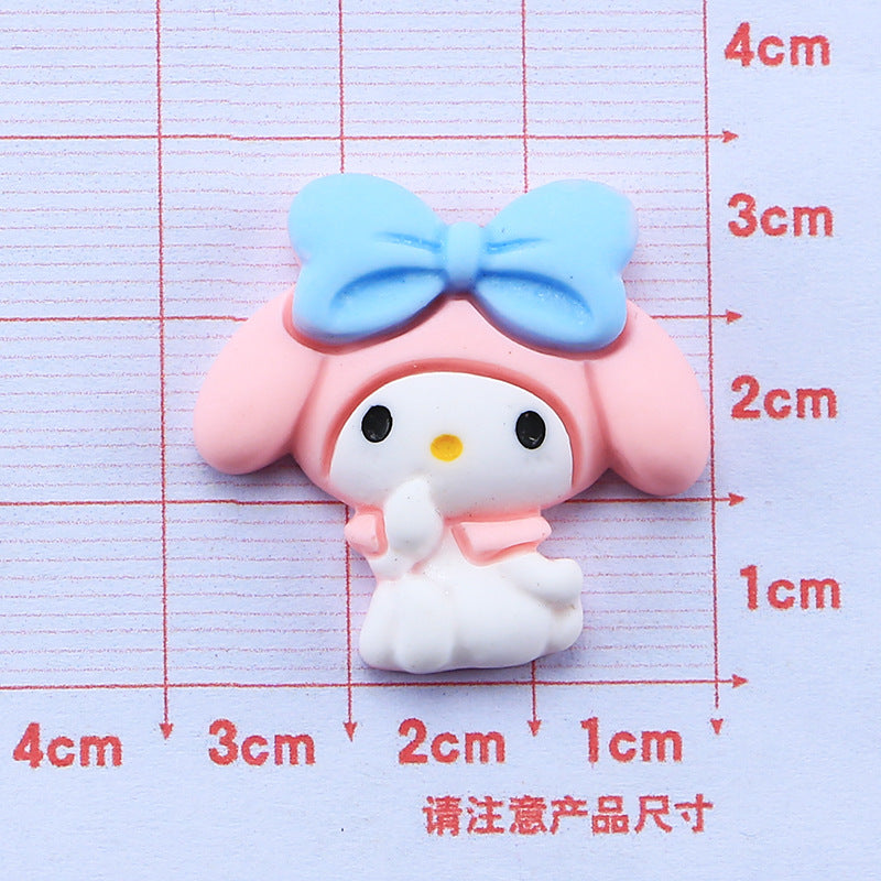 10 PCS Large Cartoon Resin Charms