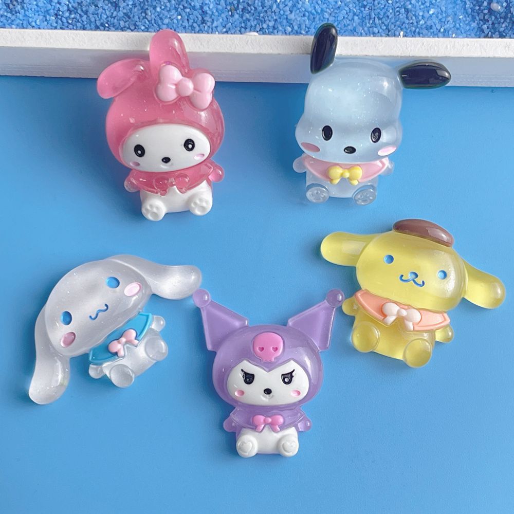 10 PCS Large Cartoon Resin Charms