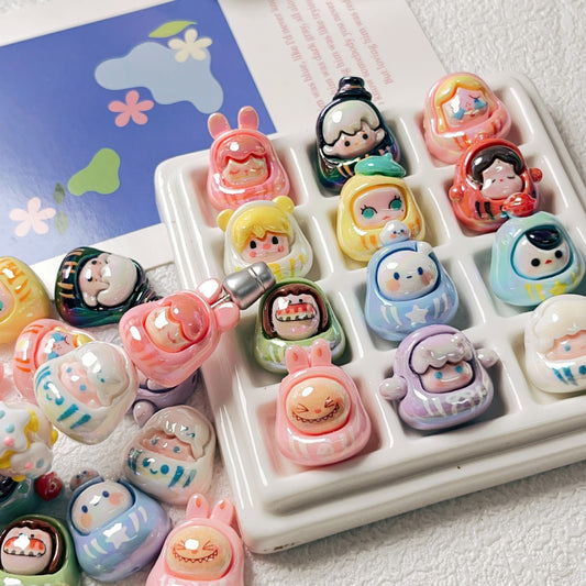 20pcs 3D cartoon cute bead string DIY