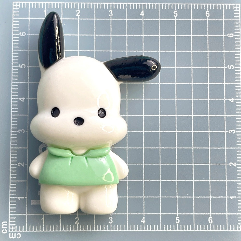 10 PCS Large Cartoon Resin Charms