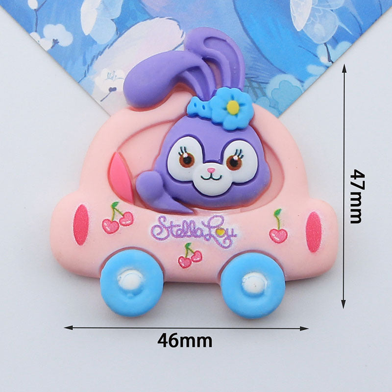 10 PCS Large Cartoon Resin Charms