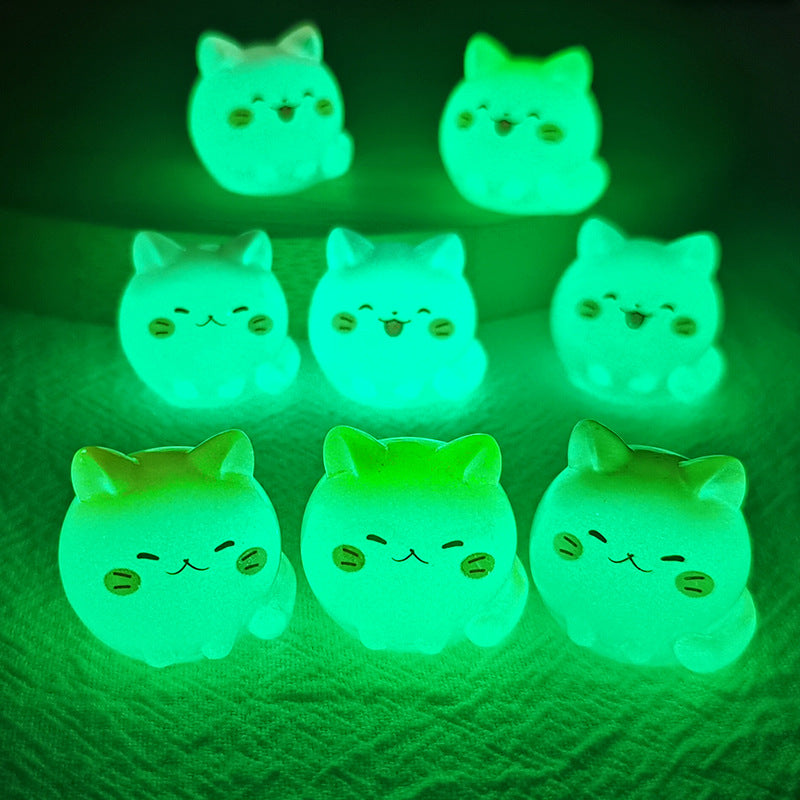 Luminous kitten cartoon DIY accessories