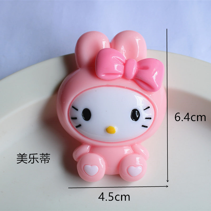 10 PCS Large Cartoon Resin Charms