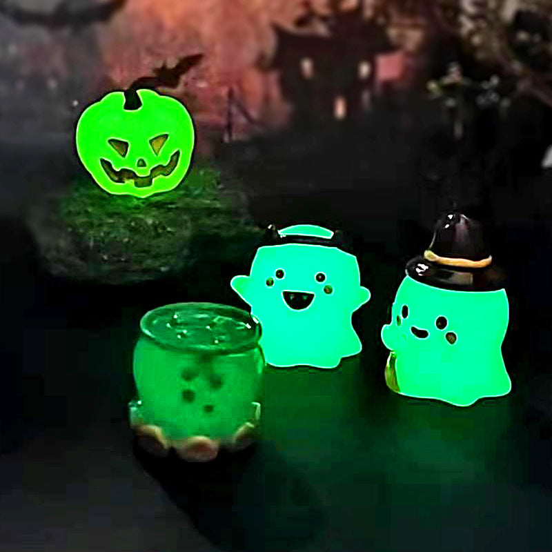 12pcs/New Halloween Luminous Ghost Ornament