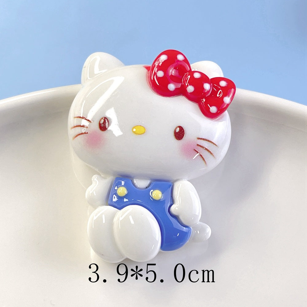 10 PCS Large Cartoon Resin Charms