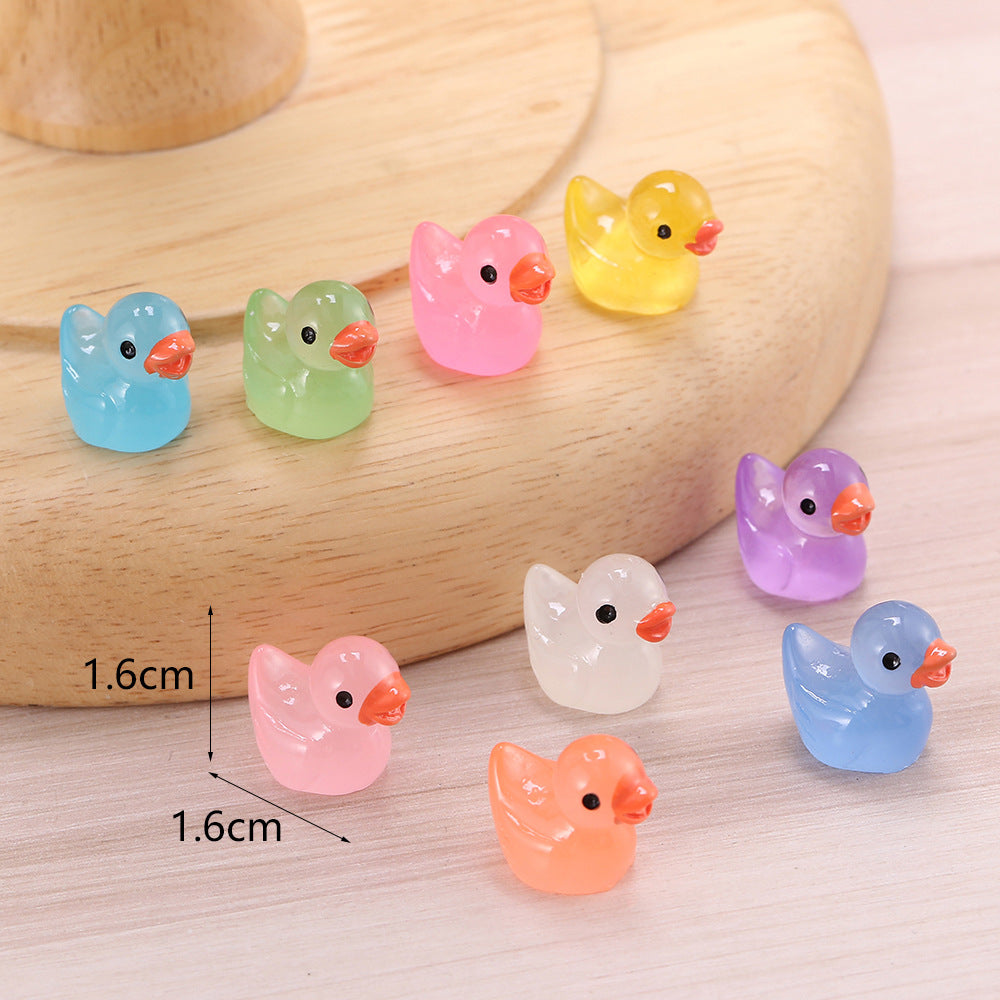 20pcs Luminous little yellow duck