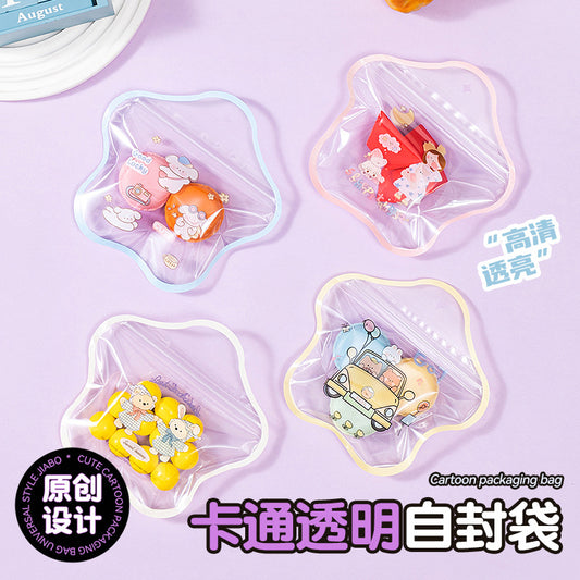 Cute Cartoon Illustration Star Gift Bag Ziplock Bag Gift Packing Bag