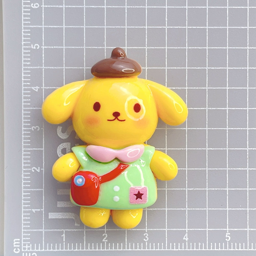 10 PCS Large Cartoon Resin Charms