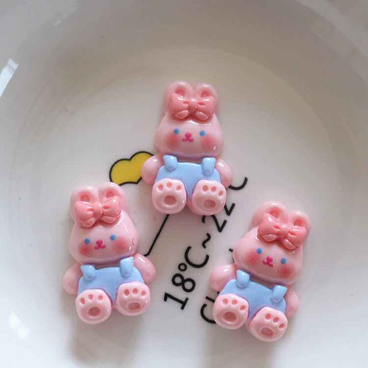 10 PCS Cartoon Resin Charms for DIY Crafts