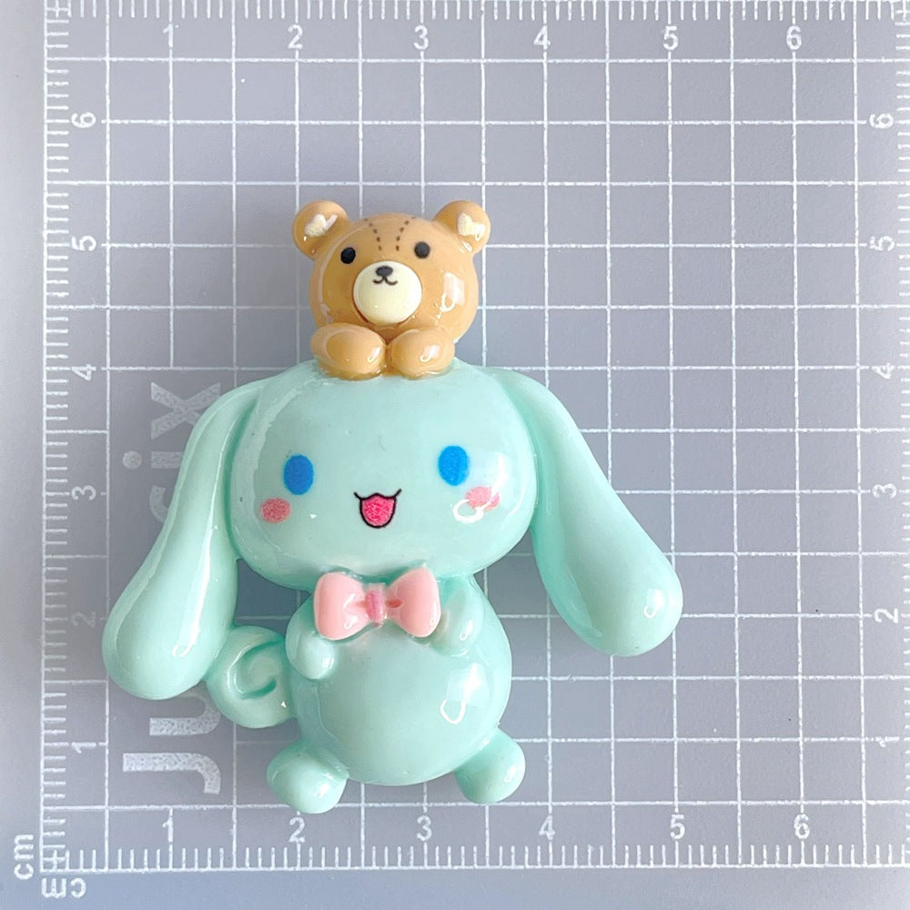 10 PCS Large Cartoon Resin Charms