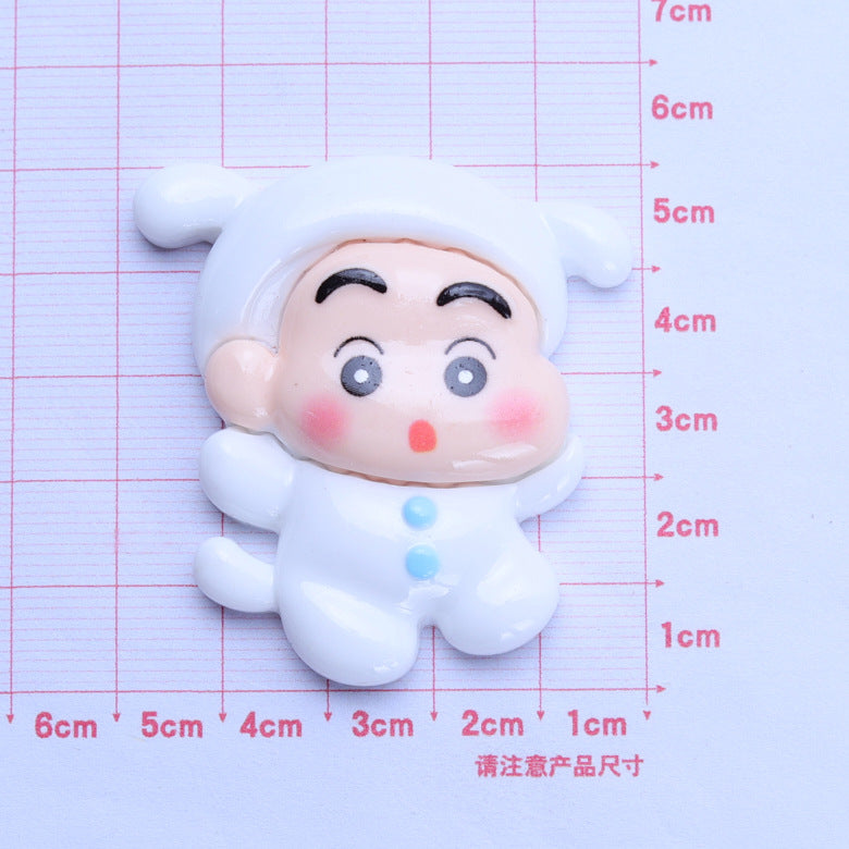 10 PCS Large Cartoon Resin Charms