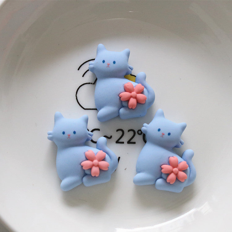 10 PCS Cartoon Resin Charms for DIY Crafts