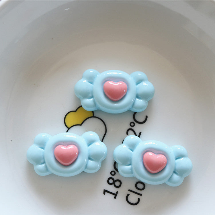 10 PCS Cartoon Resin Charms for DIY Crafts