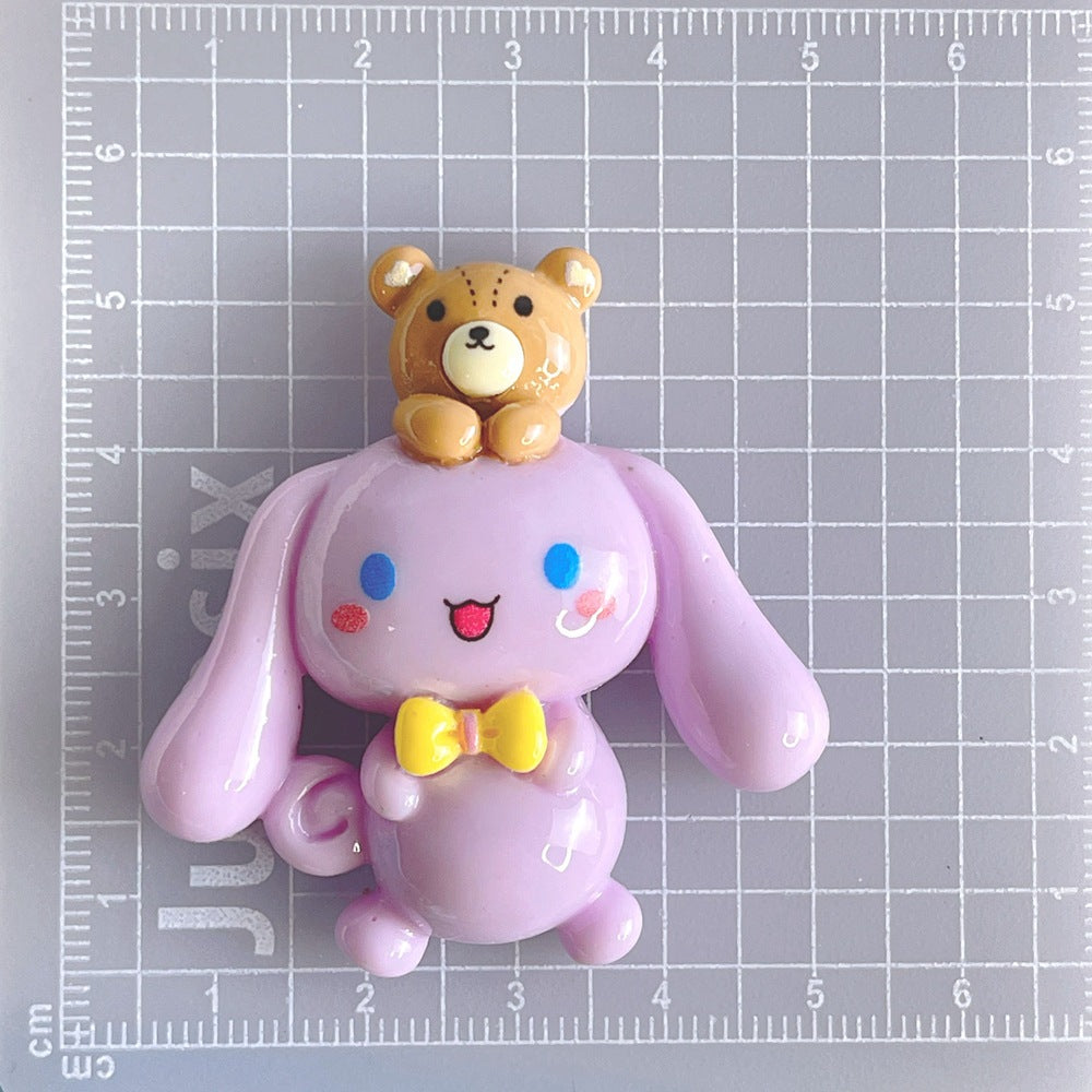 10 PCS Large Cartoon Resin Charms