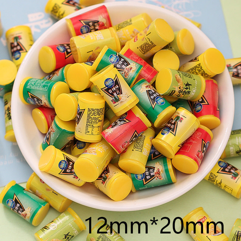 20pcs / Compilations Three-dimensional HEYTEA Portable Cup DIY Small Toy Car Micro Convenience Store