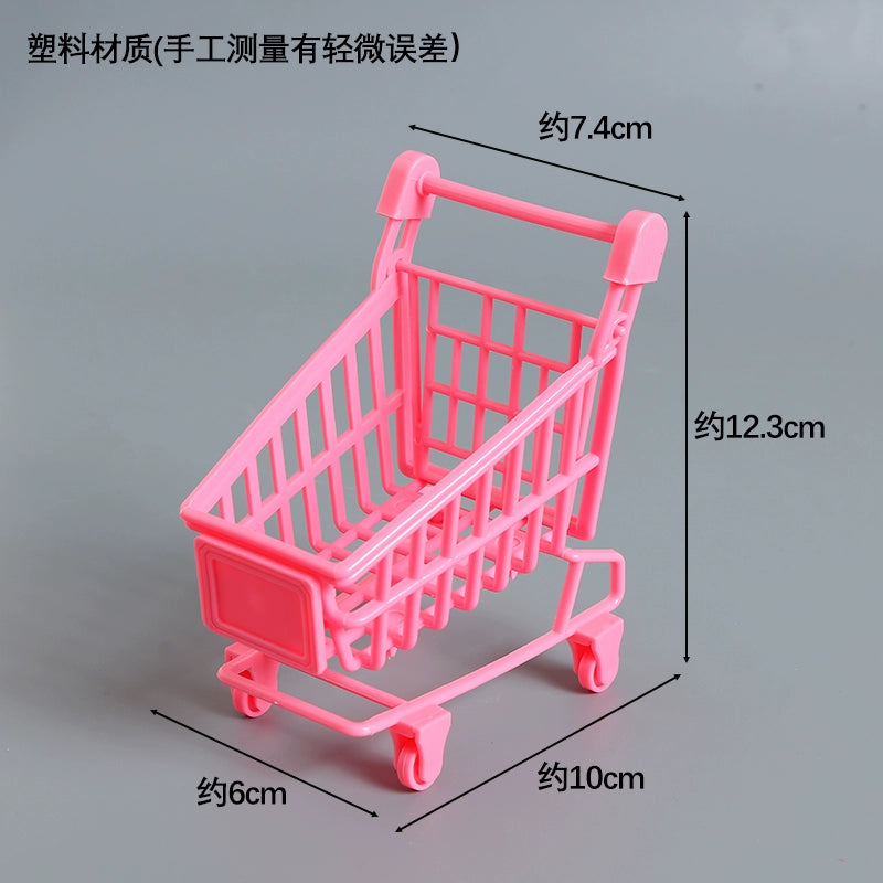 Simulated Food and Play Snacks and Beverages Bottle Wine Bottle Shopping Cart Resin Ornament