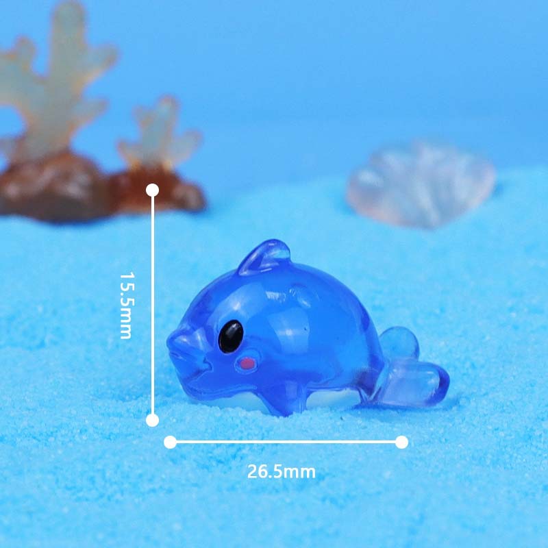 20pcs /Luminous Mini Marine Animal Ornament