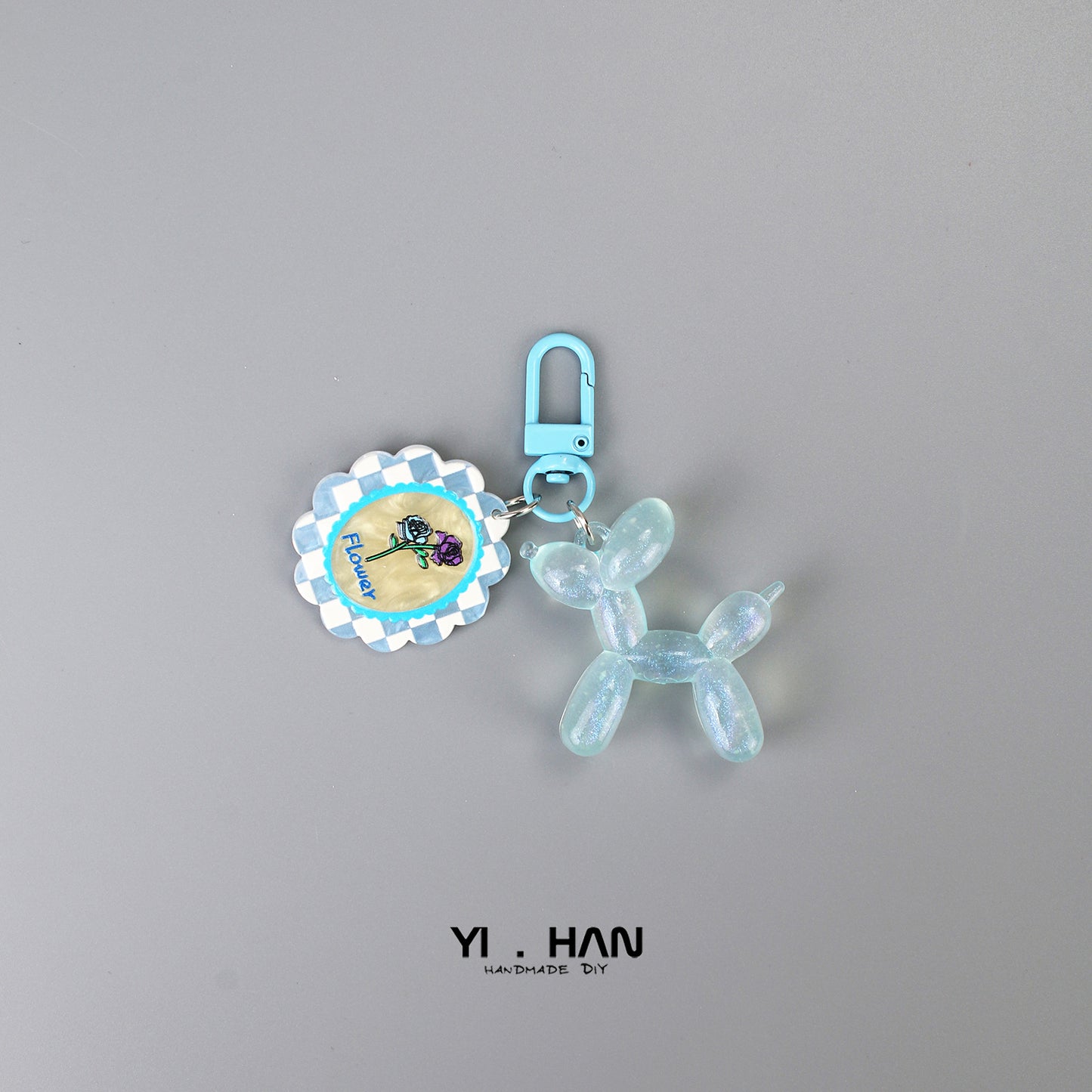 Internet Celebrity Balloon Dog Keychain Pendant