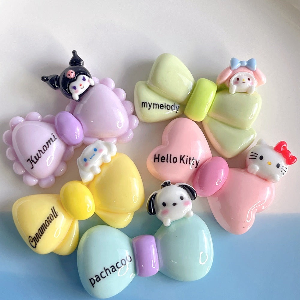 10 PCS Large Cartoon Resin Charms