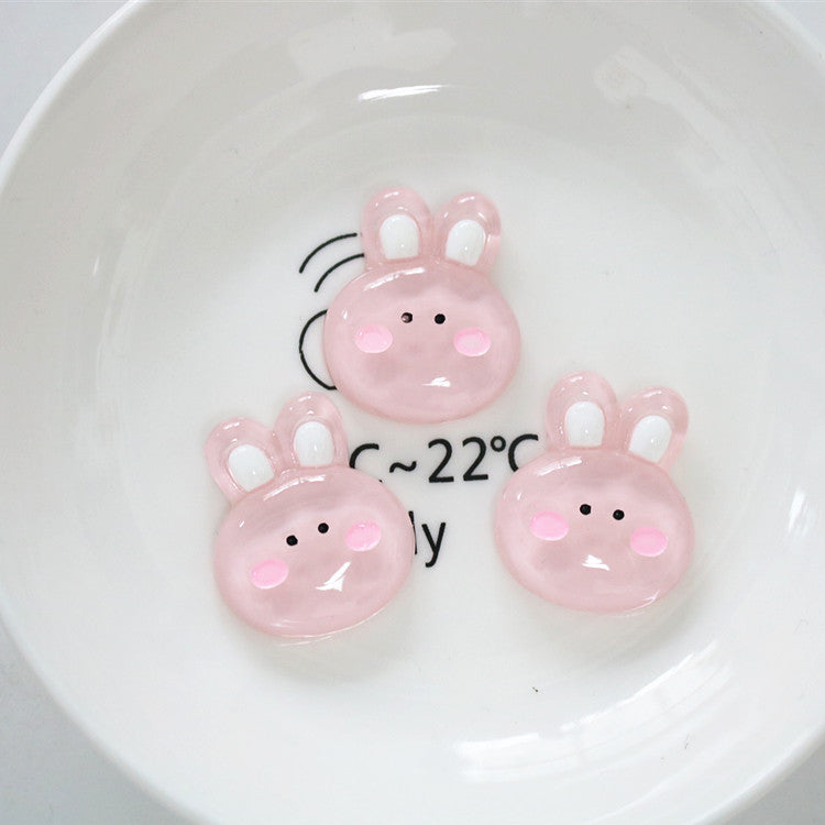 10 PCS Cartoon Resin Charms for DIY Crafts