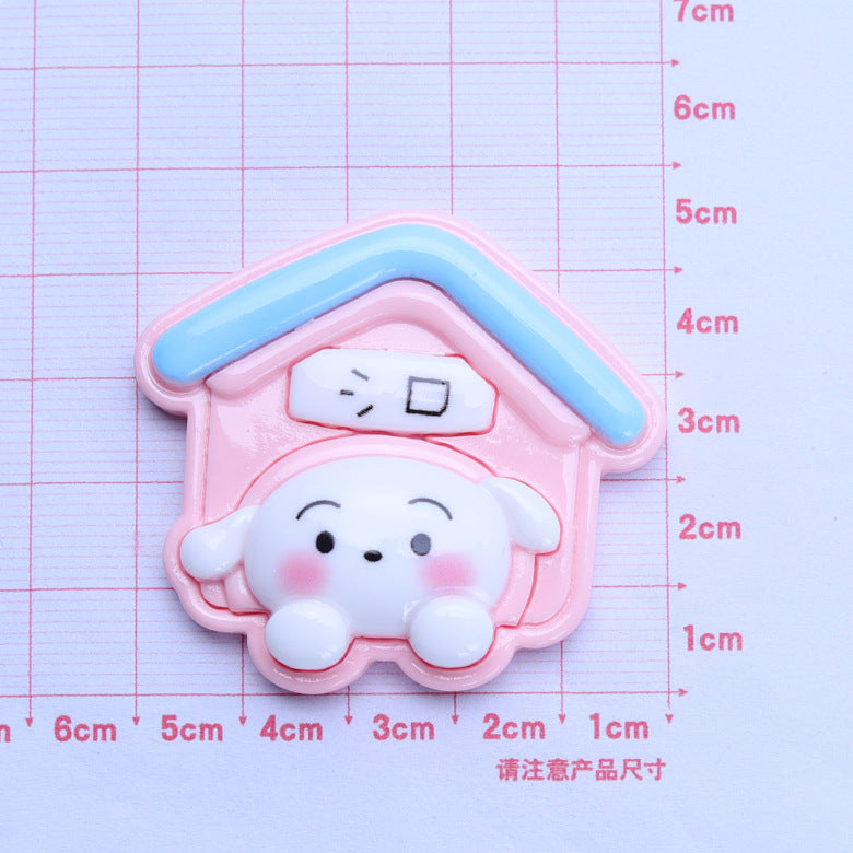 10 PCS Large Cartoon Resin Charms