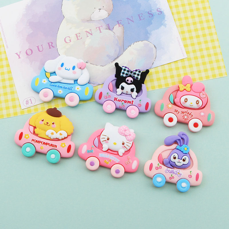 10 PCS Large Cartoon Resin Charms