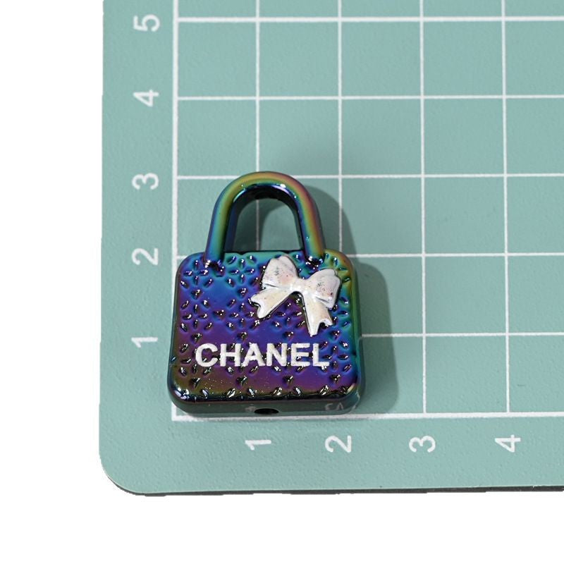 Perforated Bag Double-sided Colored Special-shaped Bead DIY Mobile Phone Chain