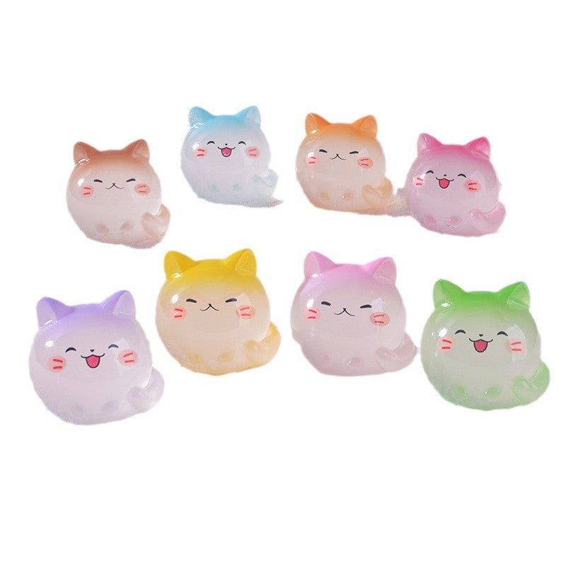 Luminous kitten cartoon DIY accessories