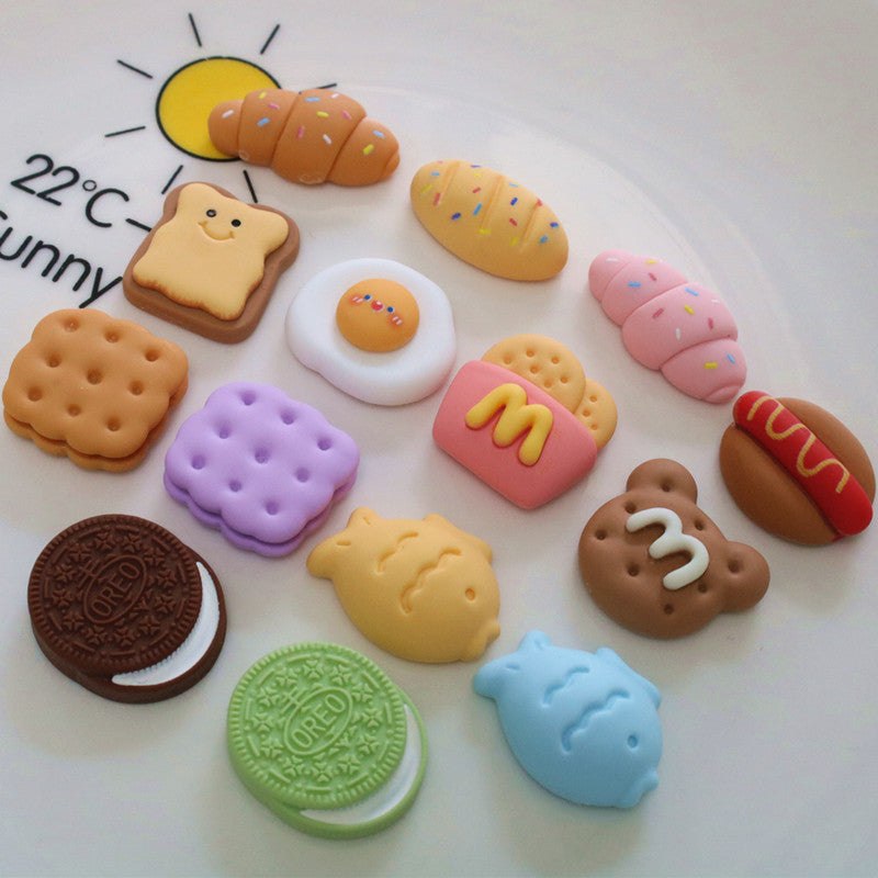 10 PCS Cartoon Resin Charms for DIY Crafts