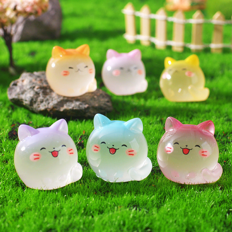 Luminous kitten cartoon DIY accessories