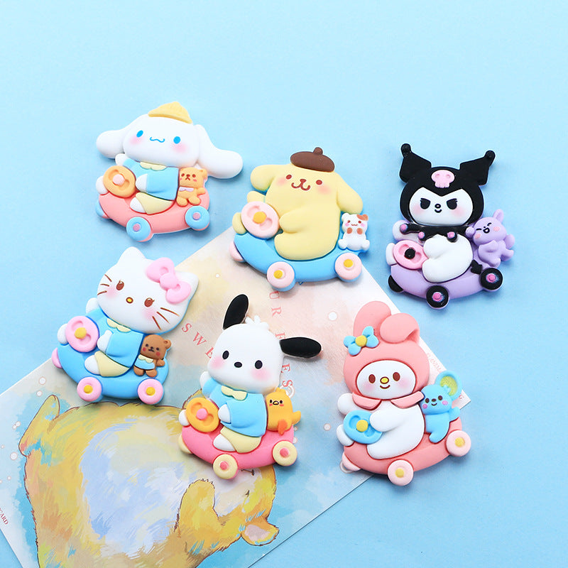 10 PCS Large Cartoon Resin Charms