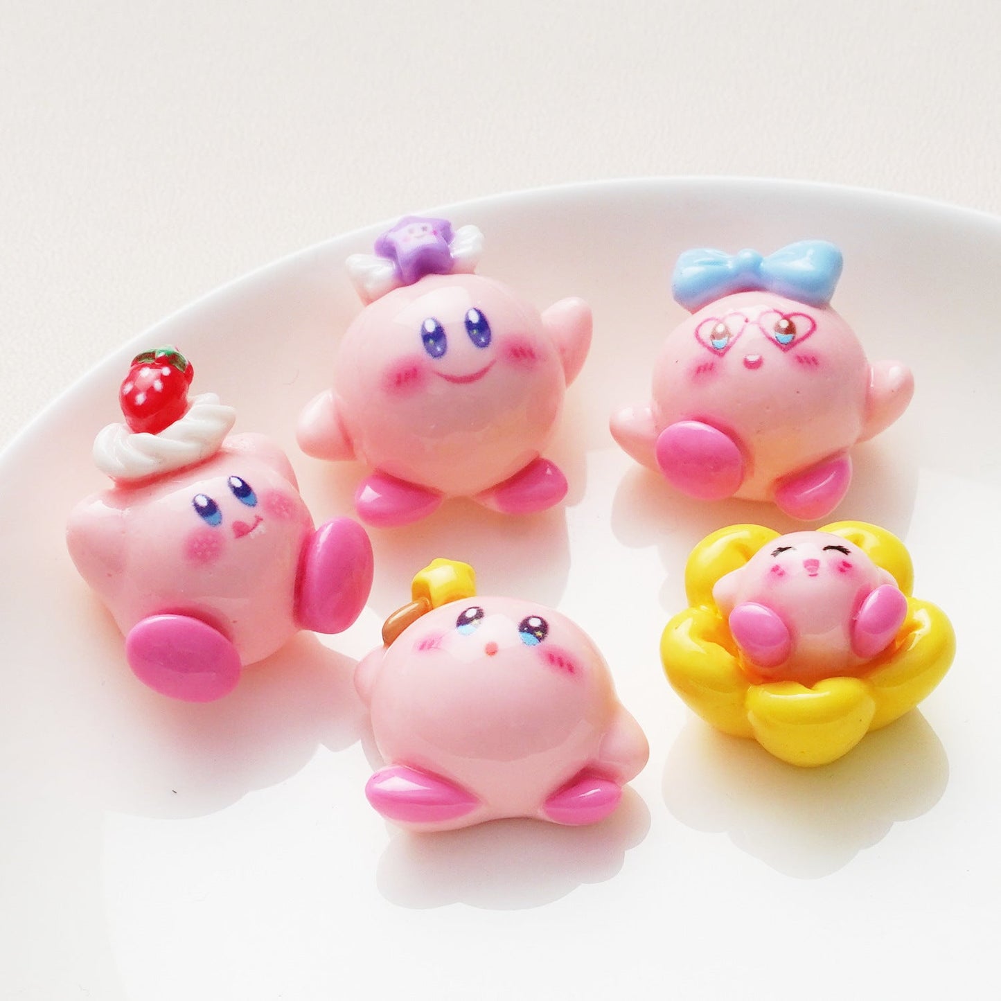 10 PCS Cartoon Resin Charms for DIY Crafts