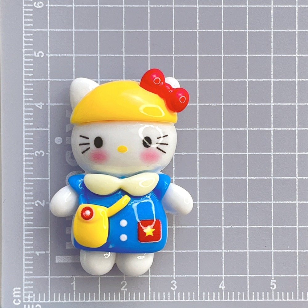 10 PCS Large Cartoon Resin Charms