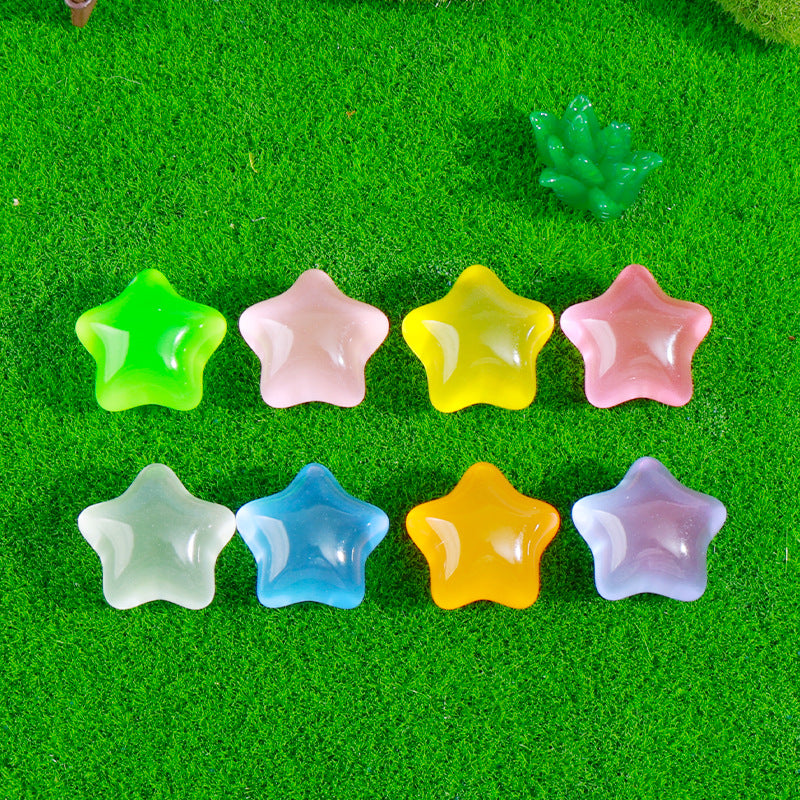 15pcs/Star Pendant Pendant Luminous Small Ornament Accessories