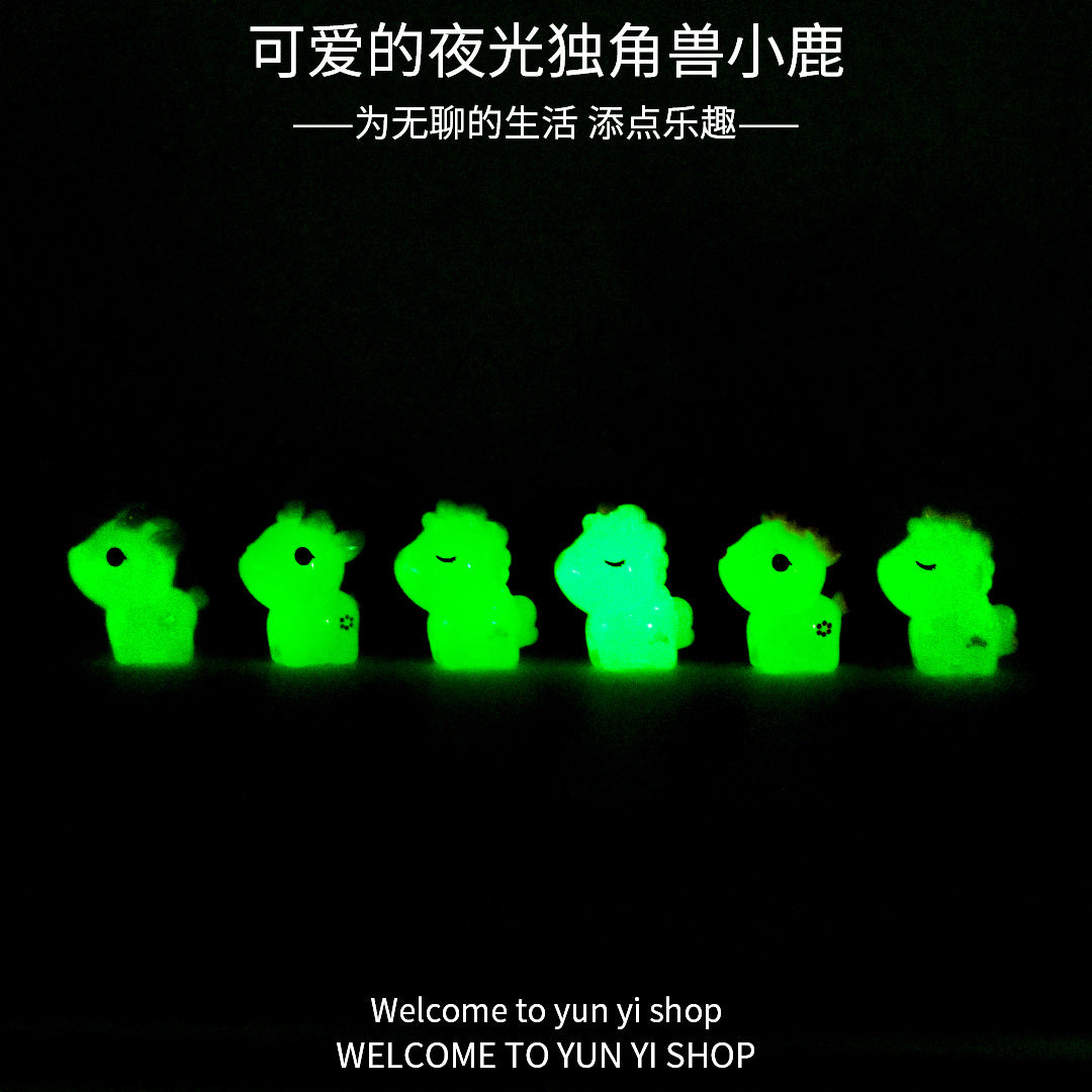 20Pcs/Creative Cute Luminous Dream Unicorn