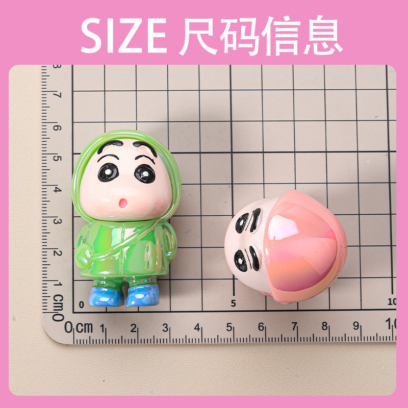 10 PCS Cartoon Resin Charms