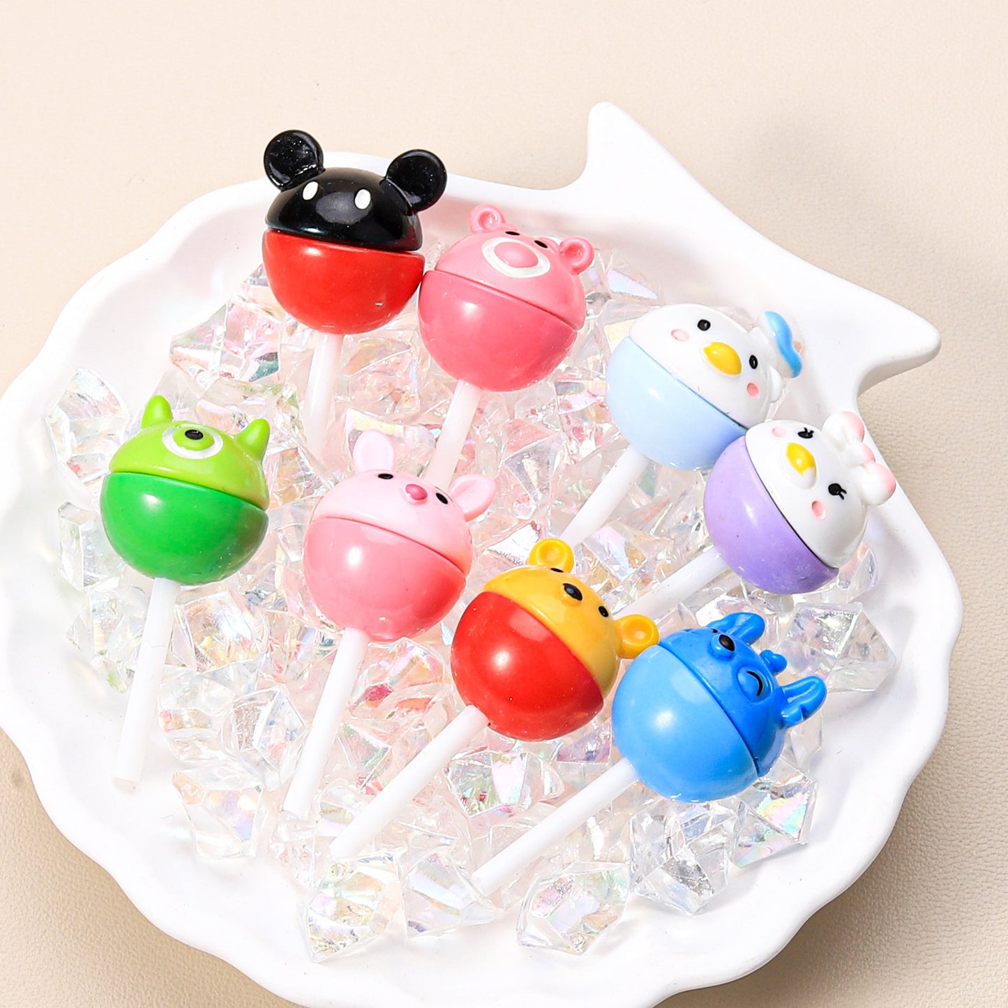 10 PCS Cartoon Resin Charms