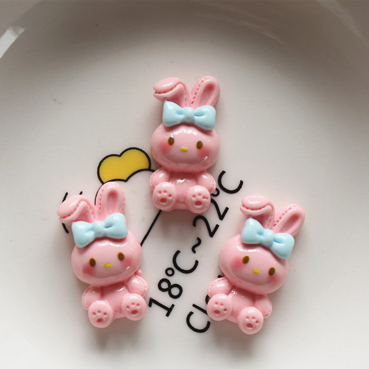 10 PCS Cartoon Resin Charms for DIY Crafts