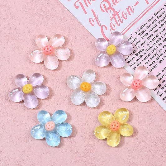 Irregular transparent flower DIY handmade