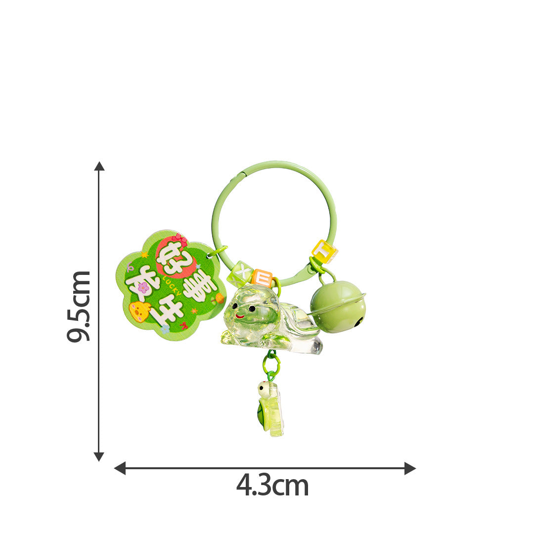 1pcs Turtle luminous keychain pendant DIY