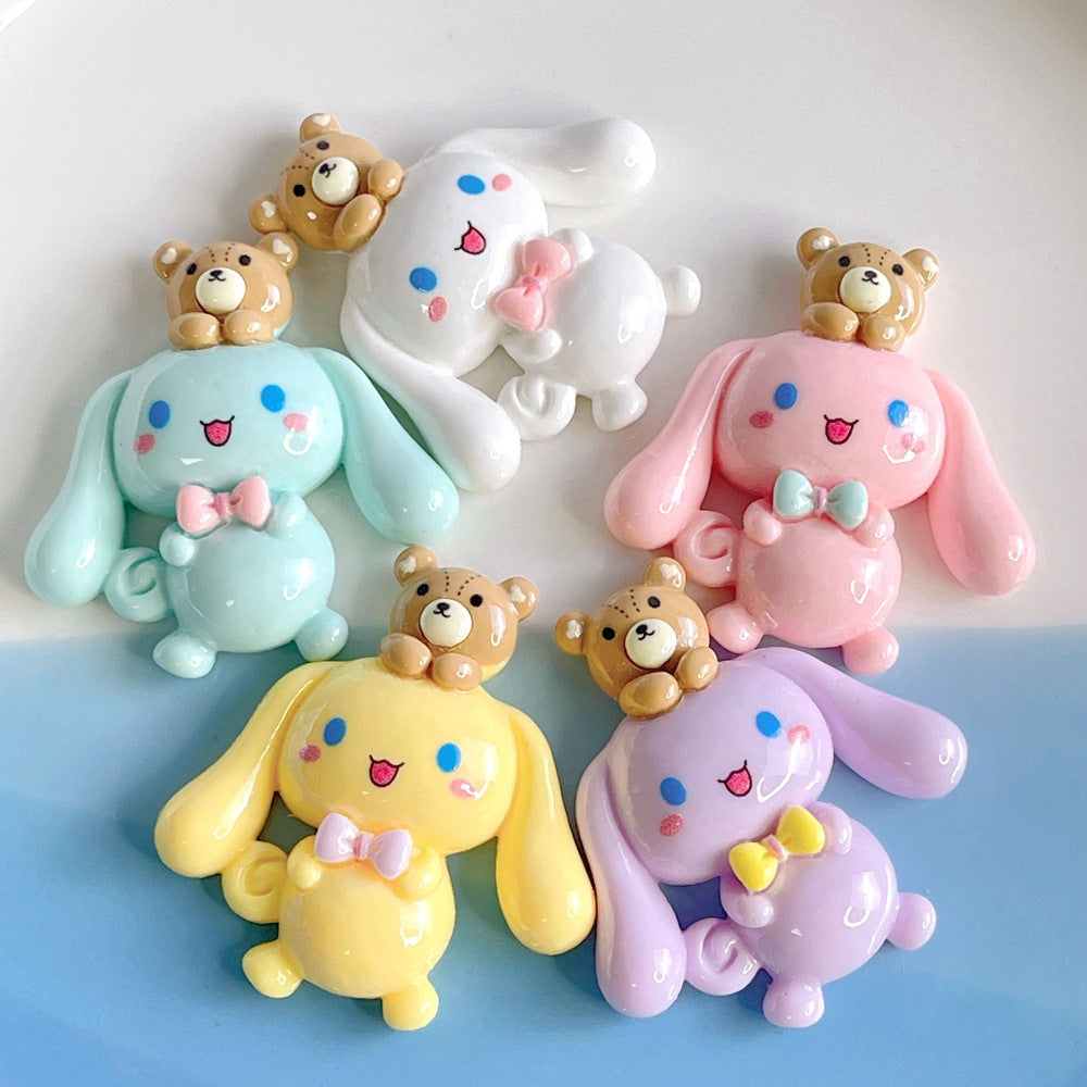 10 PCS Large Cartoon Resin Charms