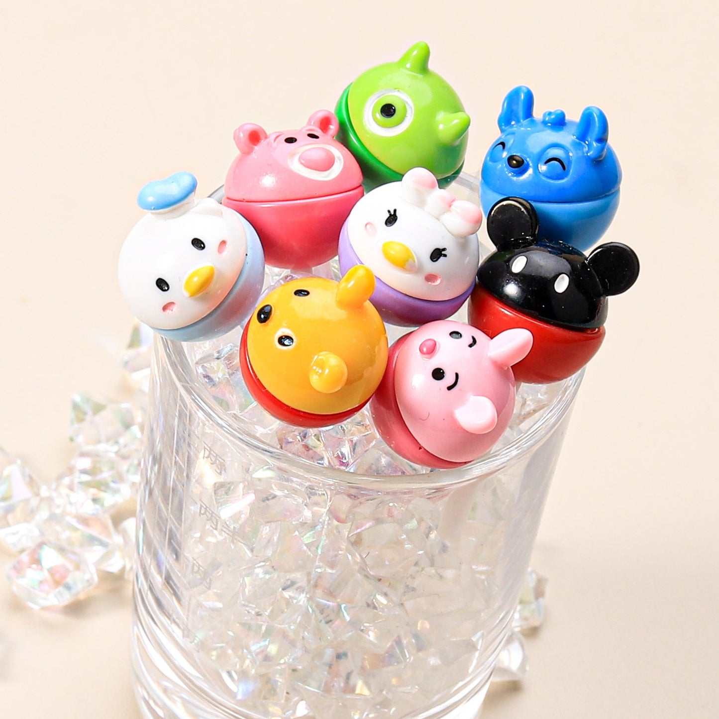 10 PCS Cartoon Resin Charms