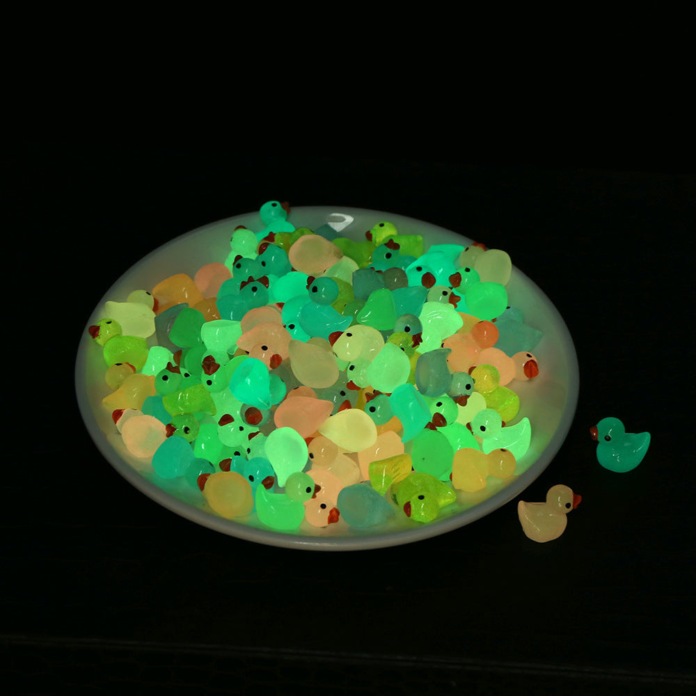 20pcs Luminous little yellow duck