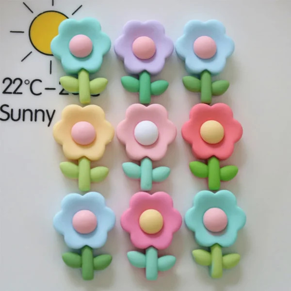 10PCS Sunflower Series Resin Flatback Cabochons For Hairpin Scrapbooking DIY Jewelry Craft Decoration Accessories