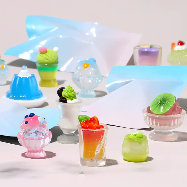 Summer mini juice ice cup blind bag miniature simulation smoothie drink model desktop small ornaments trendy small gifts