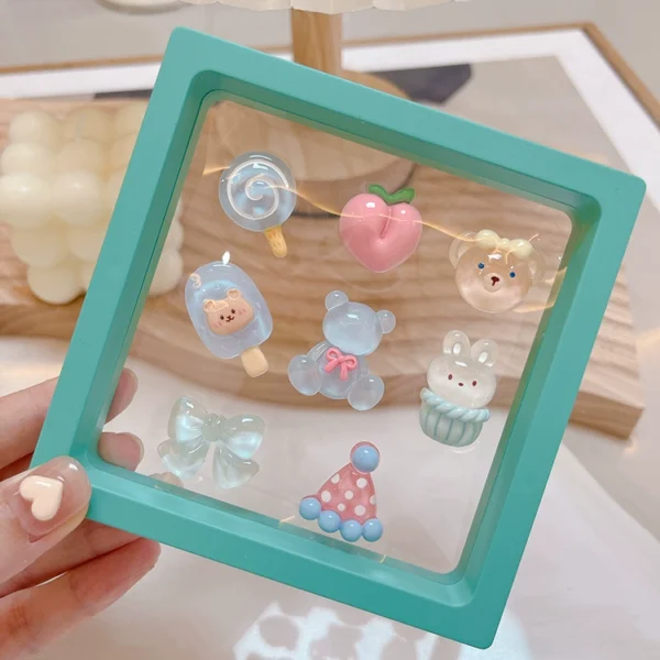 Ladies car interior screen cute center console three-dimensional cartoon 3D patch air outlet electric vehicle decorative sticker