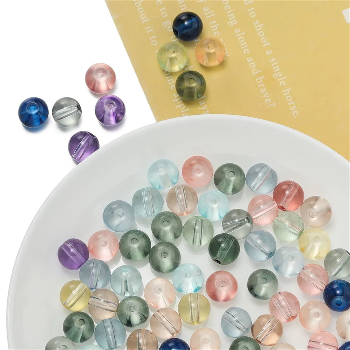 50Pcs 8mm Synthetic Lilac Rock Quartz Beads Faceted Purple Crystal Beads 8mm For Bracelets Necklace Jewelry Finding Making - Image 4