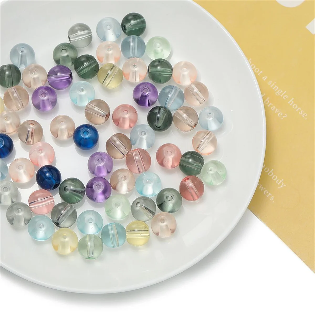 50Pcs 8mm Synthetic Lilac Rock Quartz Beads Faceted Purple Crystal Beads 8mm For Bracelets Necklace Jewelry Finding Making - Image 3