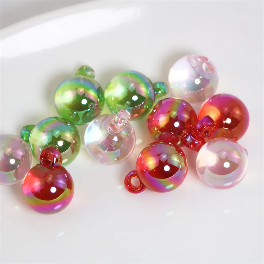 TX89 Uv Electroplating Highlights Beautiful Colorful Fashion Diy Handmade Beaded Bracelet Necklace Hole Bead Accessories. - Image 2