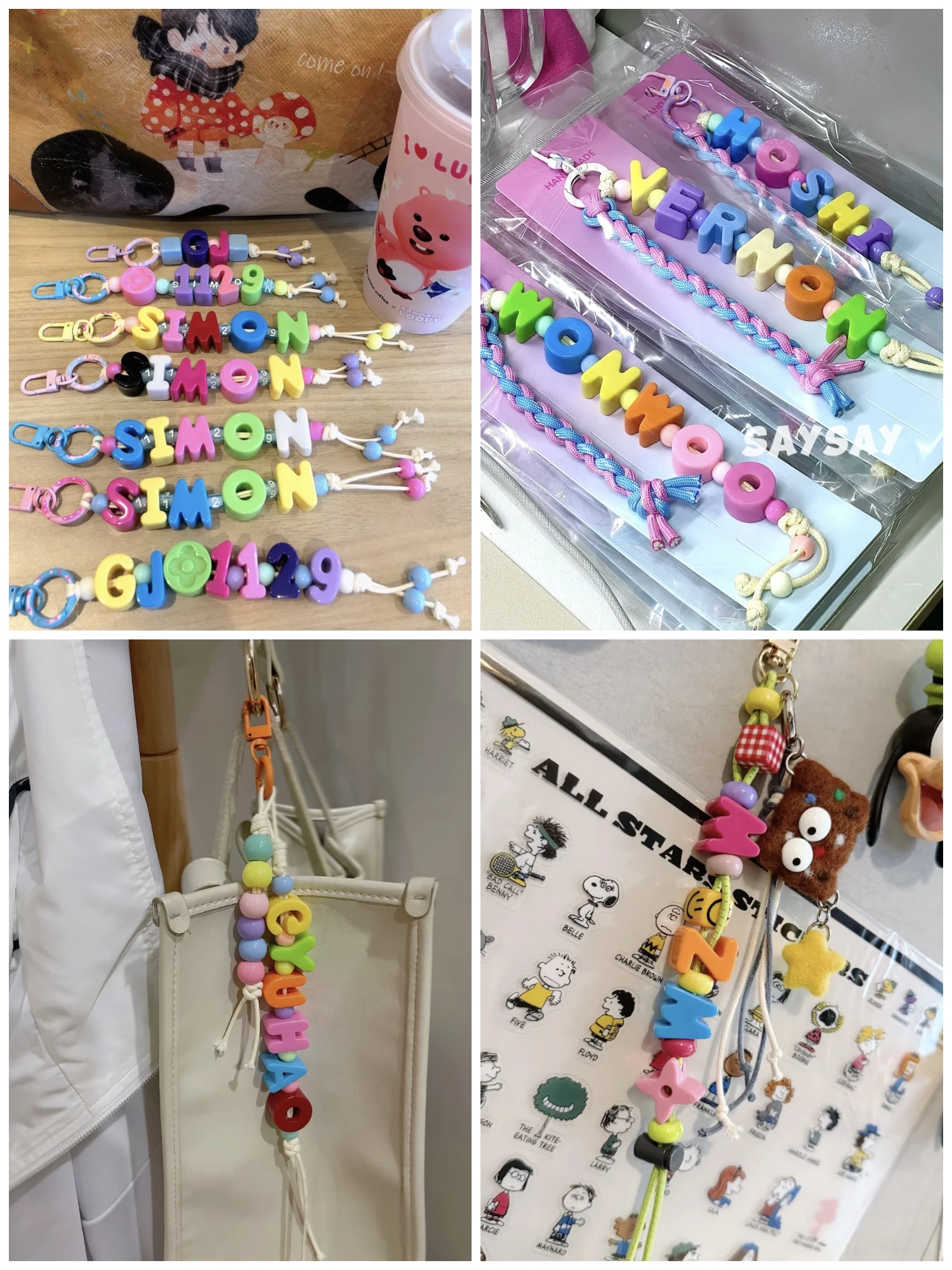 26 Large 6mm Hole Letter Beads 20mm A to Z for DIY Jewelry Making Kit Bracelet key chain and Educators to Learn Letters - Image 5
